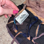 Milan Vintage Tie-Back Mineral Dye Halter Crop Top Photo 5