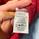 Amour Vert  Ribbed Long Sleeve Size XXS in Red Photo 3