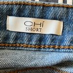 Sofia by Sofia Vergara Chi High Waist Denim Shorts Size‎ 6 Blue Photo 4