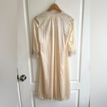 Vintage 70s Peignoir Set Robe & Nightie Set Champagne Romantic S Photo 2