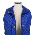 J.Crew  Quilted Puffer Vest Bright Purple Blue Size Medium Photo 5