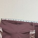 PINK - Victoria's Secret  Dark Pink Leggings with Metallic Gold Detail Photo 2