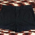 Ann Taylor Loft Mid/Low Rise Navy Blue Jean Denim Chino Cotton Shorts Pockets #Summer #Preppy Old Money #Minimalist #Boho Black Size 8 Photo 0