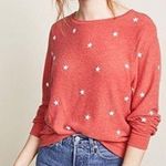 Wildfox Red Starry Stars Jumper Pullover Sweatshirt Top XS Photo 0