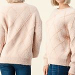 Fuzzy Diamond Sweater‎ Pink Photo 7