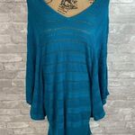 Worthington  Vneck Vivid Teal Sweater Photo 0