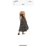 Moon River  Anthropologie‎ Womens Dress Black Rope Straps Midi Medium Photo 1