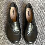 Clarks Collection by  Womens Black Leather Comfort Clogs Shoe Size 6.5 NWOT #3063 Photo 1