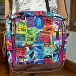 Kipling | Patchwork Travel Stamped Crossbody Convertible Multicolored Belt Bag Photo 4