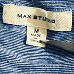 Max Studio Sleeveless Blue And White Maxi Dress Sz M Photo 1