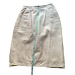 Erez Women's light pink Leather Pencil Skirt Size 6 Knee Length Business White Photo 6