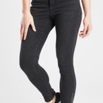 Athleta SCULPTEK Denim Side Ankle Zipper Detail Size 6 Charcoal Wash Photo 0