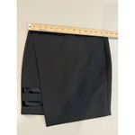 Michelle Mason Mason Asymmetrical Cutout Skirt Womens 0 Black Concert Vacation Punk Grunge Photo 3