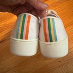 J.Crew  Platform Canvas Sneakers with Stripe White Style BN868 Size 8 Photo 3