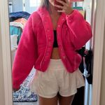 Free People Hit the Slopes Fleece Jacket - Hot Pink! Photo 0