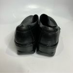 Klogs slip resistant black leather work clogs size 8 Photo 3