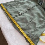 ZARA blouse loose fit 3/4” sleeves V-neckline oversized buttons size small Photo 3