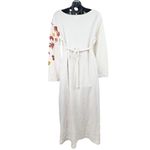 VTG 90s Fall Leaves National Wildlife Art Limited Maxi Dress Women’s Women’s XL Orange Photo 6