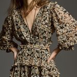 Anthropologie NWT By  V-Neck Ruffle Cutout Dress size small Photo 1