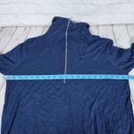 Fortune + Ivy Blue High Neck 1/2 Zip Lightweight Pullover Sweater XL Photo 5