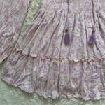 House of Harlow  1960 x Revolve Dress Ajay Ruffle Long Sleeve Mini Paisley Sz M Photo 6