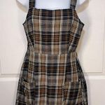 American Eagle  Brown and Tan Plaid Dress Photo 0