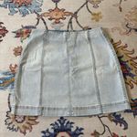 Wild Fable  Light Wash Classic Denim Stretchy Mini Skirt High Rise Size 4 Photo 0