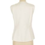 BCBGMAXAZRIA  White Vest Top Large Photo 3