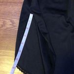 Vanity Fair Vintage  Dainty Black Half Slip Skirt Dress Lace Trim Small Side Slit Photo 5