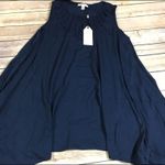 Sophie Max  Womens Tank Top Size XS Germaine‎ Trapeze Navy Blue Swing NEW Photo 8
