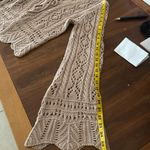 Venus  Tan Cardigan Sweater with Flared sleeves! Photo 8