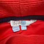 Boden high neck tomato red ribbed fit & flare dress size 6. Photo 4