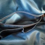 Coach  Madison Signature Sequins Poppy Sophia Satchel Bag Black Canvas & Leather Photo 11