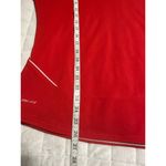 Nike  Dri-Fit Quarter Zip Hoodie Pullover Women's Size Medium Red Hooded Active Photo 4