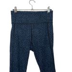 Lululemon  Deep Breath Crop Leggings Women’s Size Small Teal Shatter Weave Photo 4