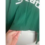 Victoria's Secret PINK Michigan State MSU Spartans Long Sleeve Crop Size Small Green Photo 7