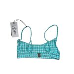 VDM the Label Blue Gingham Bikini Top New XS Photo 2