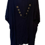La Blanca  Navy Bathing Suit Cover‎ Up Photo 0