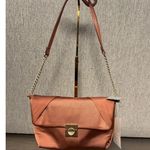 A New Day Target Satin Coral Rose Gold Chain Latch Crossbody Bag Purse NWT Photo 1