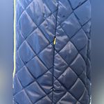 Serra  Navy Blue Quilted Zip up ladies vest. Size Large Photo 4