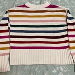 Gap  CashSoft Happy Stripe Multicolor Women's Sweater Sz S Photo 8