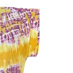 Zenana Outfitters Purple Yellow Tie Dye VNeck Short Sleeve Top XL Photo 6