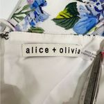 Alice + Olivia Trixie Wrap-effect Floral Crepe De Chine Size 10 Garden Girl Photo 3