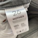 MOTHER Jeans The Dropout in Holy Smokes Grey Distressed Gray Size 26 Photo 13