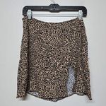 Reformation  "Margot" Women's High Waisted, Flounced Animal Print Skirt Sz 10 NWT Photo 0