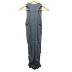 Sundry Ruched Tank Slub Dress in Gray Size XS Photo 6