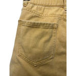 Newbury Kustom  Denim Jean Short Mini Skirt Size Small Mustard Yellow Fall Photo 2