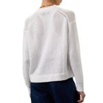 Polo by Ralph Lauren Linen Long Sleeve Cardigan in White, Size M White Size M Photo 2