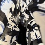 White House | Black Market WHBM Floral Summer Maxi Dress Pleated Adjustable Size 6 Photo 7