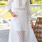 Revolve FANCY D BOUTIQUE white eyelet dress Photo 1